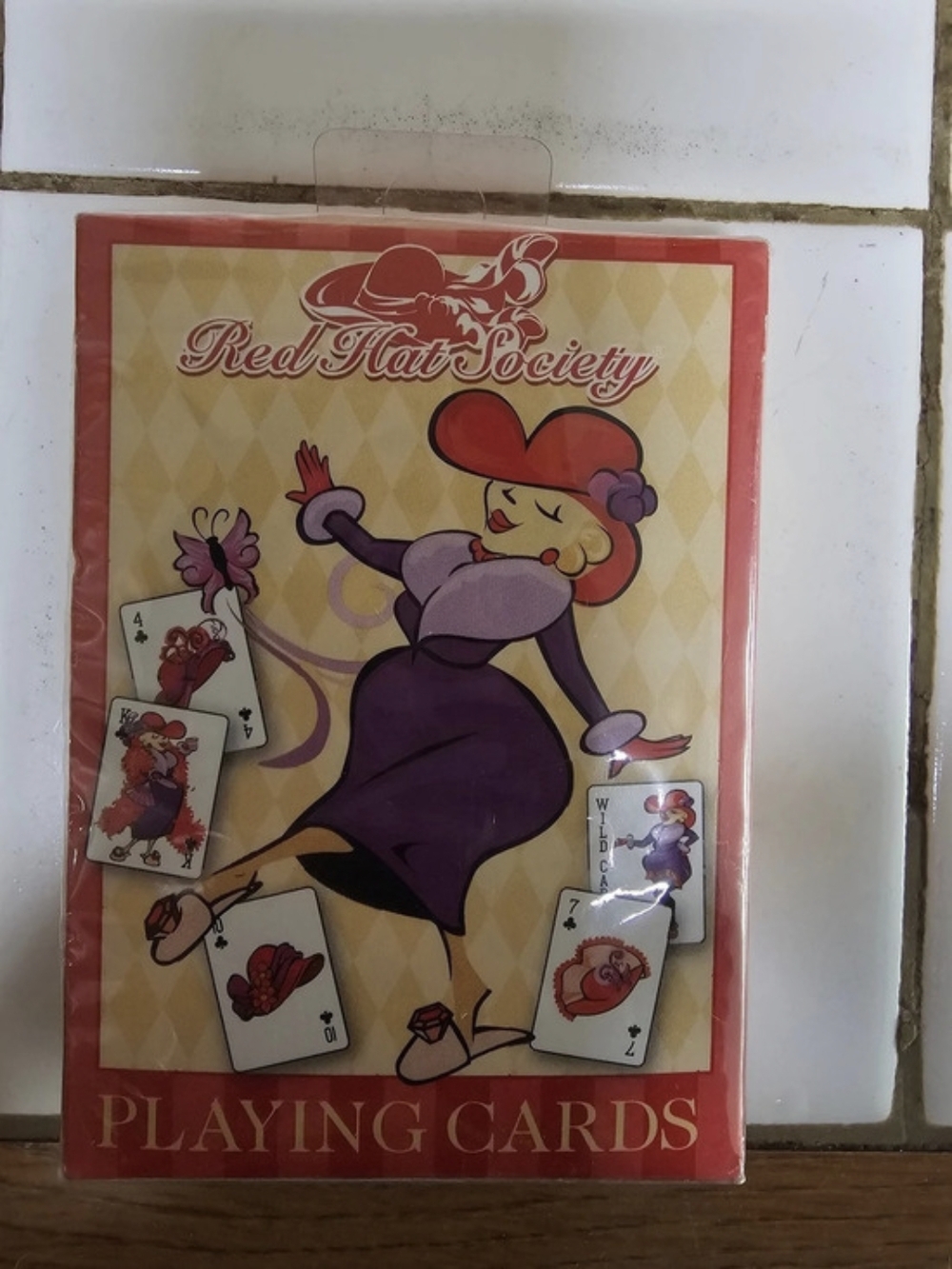 The United States Playing Card Company Red Hat Society Playing Cards Red & [